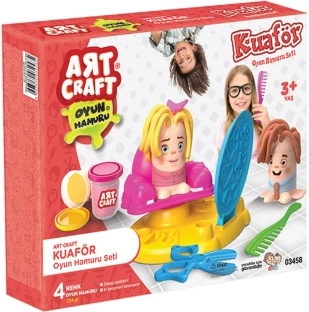 Set di pasta da modellare Art Craft – parrucchiere