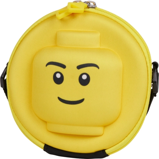 Teste di minifigure LEGO borsa a tracolla rotonda 3D