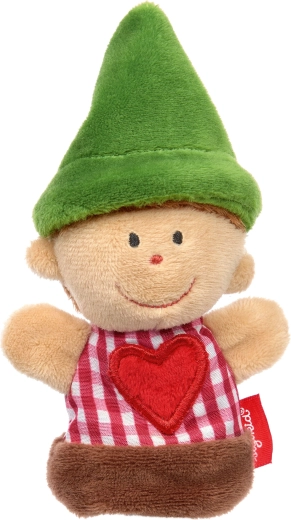 Sigikid pupazzo da dito in peluche folletto con cuoricino