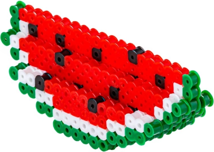 Risultato 3D: fetta di anguria fatta di perline