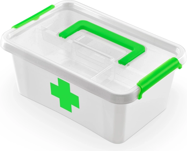 Apteczka inserto antibatterico per kit di pronto soccorso 4,5 l (29 × 20 × 12 cm)