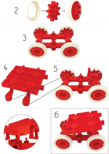 Costruzione di veicoli e assiemi meccanici passo dopo passo