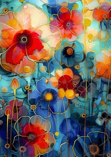 Puzzle Enjoy Il suo giardino di fiori selvatici 1000 pezzi