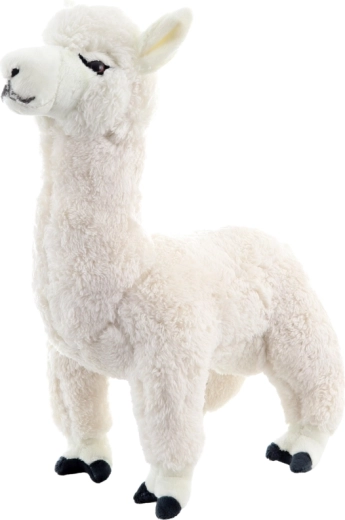 Design in piedi come una vera alpaca