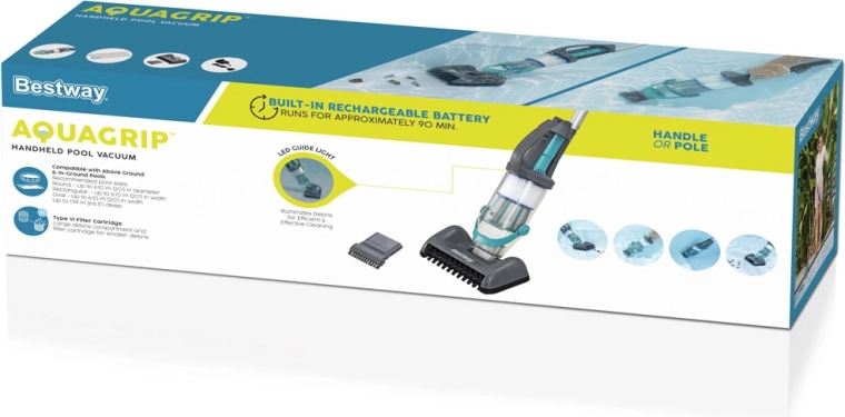 Potenza cordless fino a 90 minuti + LED