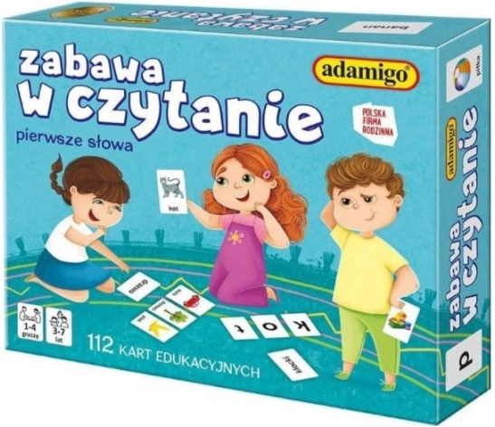 Divertimento nella lettura – carte educative per bambini 3–7 anni Adamigo