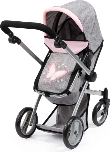 Passeggino 2 in 1 con manico regolabile