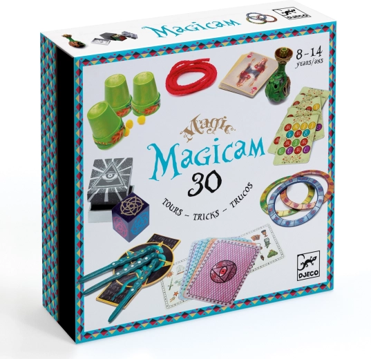 Set da magia Djeco Magicam con 30 trucchi