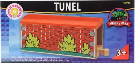 Tunnel in legno Maxim per ferrovia giocattolo