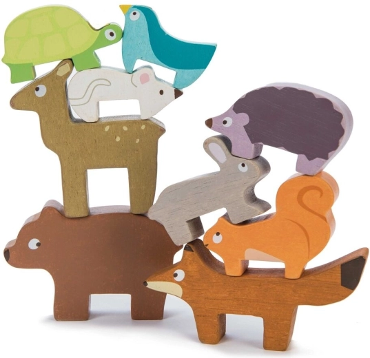 Animaletti del bosco in legno da impilare Le Toy Van