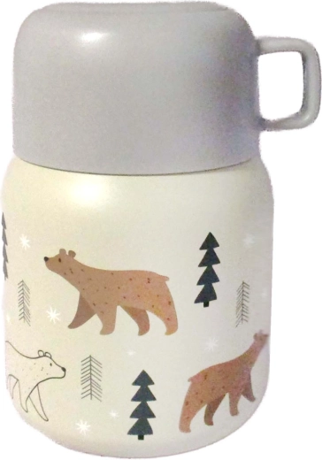 Thermos per alimenti con motivo orso 400 ml