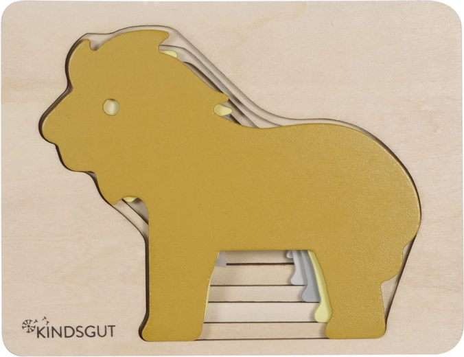 Puzzle in legno Kindsgut leone - 1 pezzo