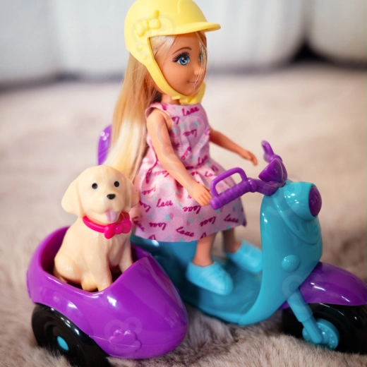 Scooter con rimorchio