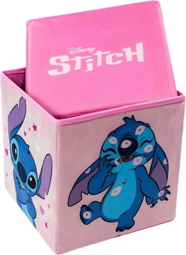 Pouf con vano contenitore Lilo e Stitch
