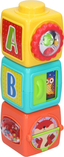 Cubetti attività per neonati - 3 pezzi