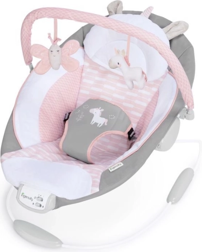 Sdraietta vibrante Ingenuity con melodie Flora the Unicorn