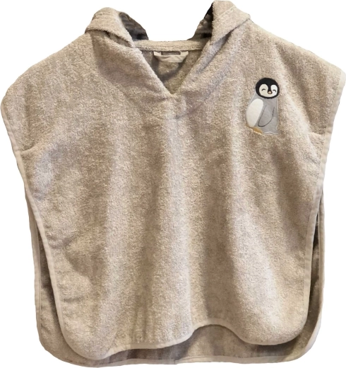 Petú Petú poncho con cappuccio celsa penguin - 1 pezzo