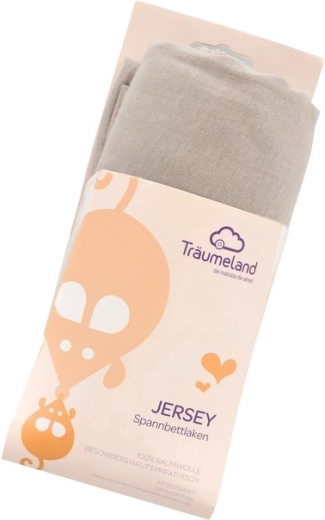 Träumeland lenzuolo con angoli in jersey UNI antracite