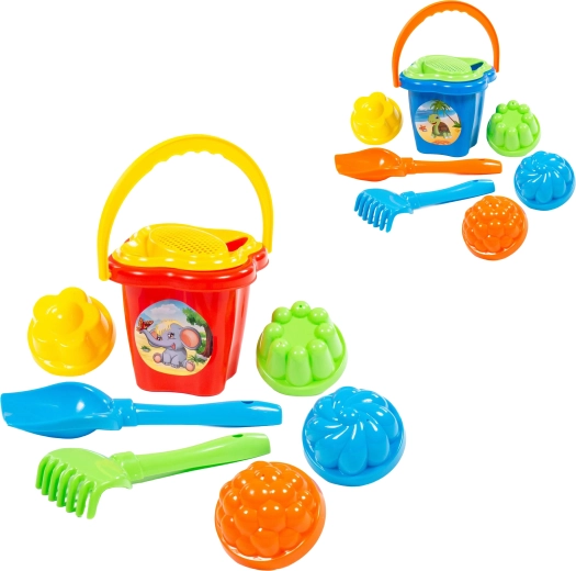 Set da sabbia con secchiello 5 pz