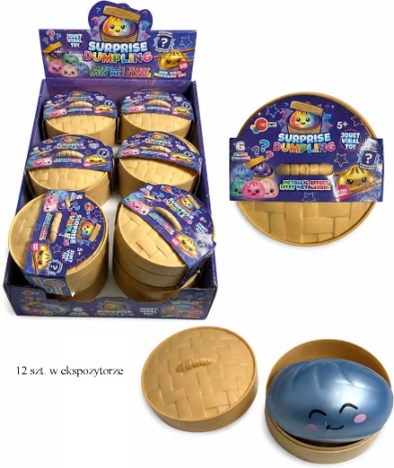 Squishy pierogi metallizzato - 1 pezzo