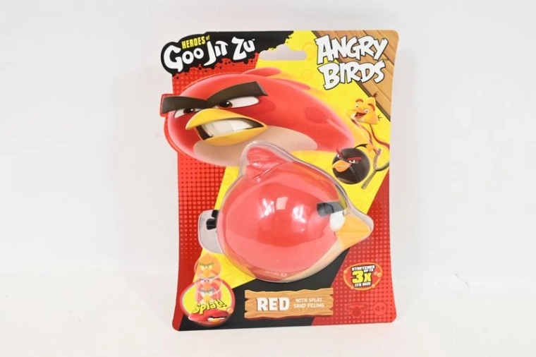 Goo Jit Zu Angry Birds Red – action figure allungabile con riempimento di sabbia