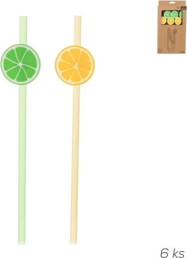 Cannucce riutilizzabili LIMEPOP, set da 6 pz mix
