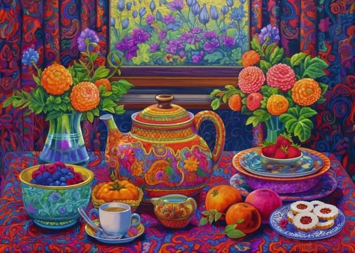 Puzzle Ravensburger Ora del tè XXL 300 pezzi