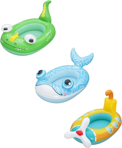 Gommone gonfiabile per bambini verde dinosauro 111 × 65 cm BESTWAY