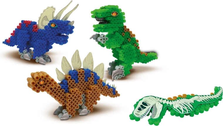 Dinosauri 3D con perline