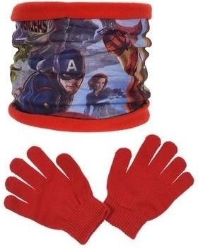 Scaldacollo e guanti Avengers - 1 pezzo