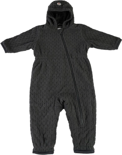 Lodger Skier Empire tuta in pile con cappuccio pigeon 0–3 mesi