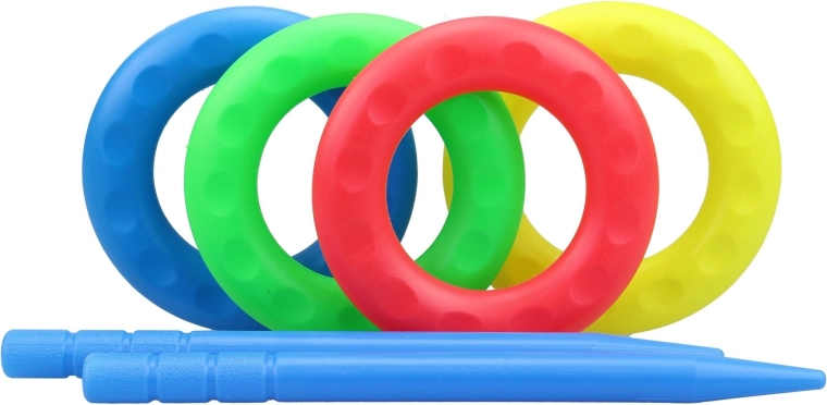 Anelli colorati per sfide divertenti