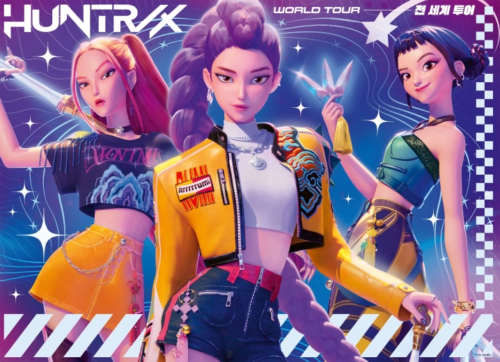 Ravensburger K-pop: Cacciatrici di demoni, puzzle 4 × 100 pezzi