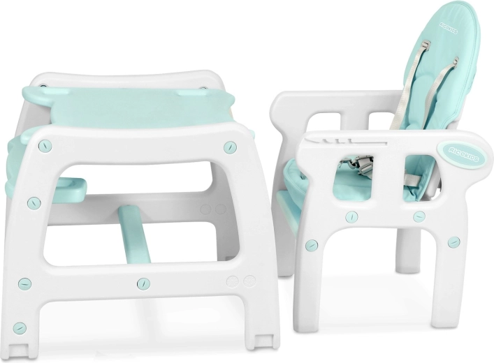 5in1: seggiolone, dondolo e set con tavolino