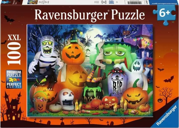 Puzzle Ravensburger Divertimento di Halloween XXL 100 pezzi