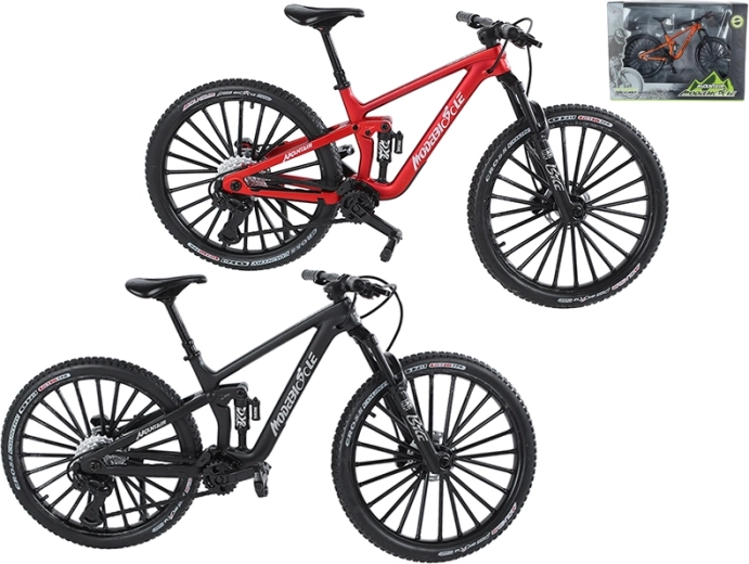 Miniatura metallica di mountain bike da 20,5 cm