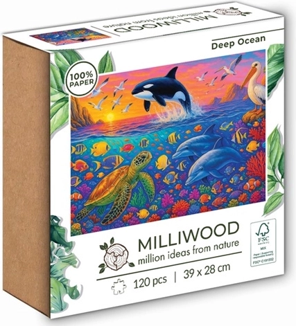 Puzzle per bambini Milliwood Deep ocean 120 pezzi