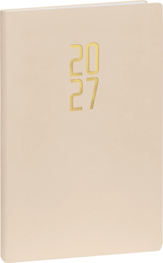 Diario settimanale Notique Ponza 2027 crema 15 × 21 cm