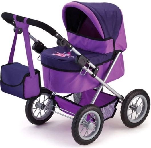 Bayer Trendy carrozzina per bambole profonda viola