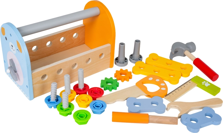 Pratico box in legno con maniglia