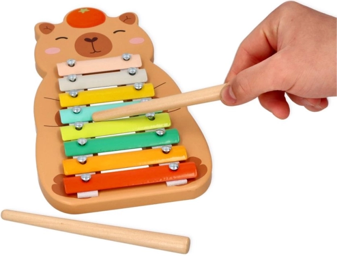 Cimbali per bambini con capibara