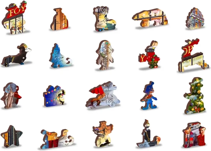 Pezzi “whimsy” in legno unici