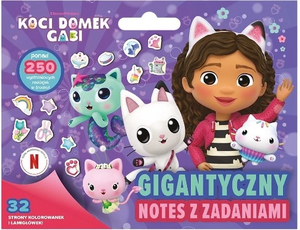 La casa delle bambole di Gabby – quaderno per bambini gigante