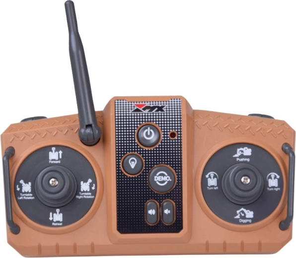 Controllo fluido a 2,4 GHz con tasto DEMO