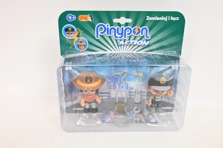Epee PinyPon Action set di 2 personaggi – viaggiatore e poliziotto