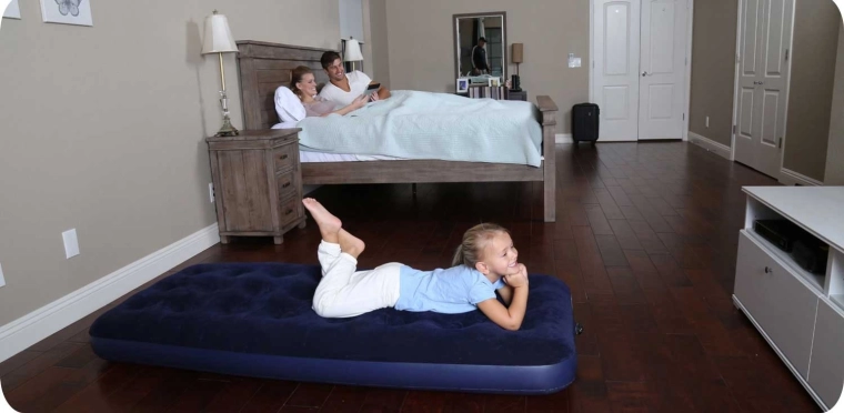 Gonfiaggio rapido grazie alla pompa a pistone