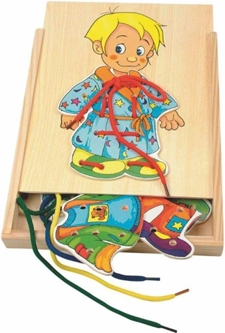 Puzzle in legno da vestire Woody - bambino