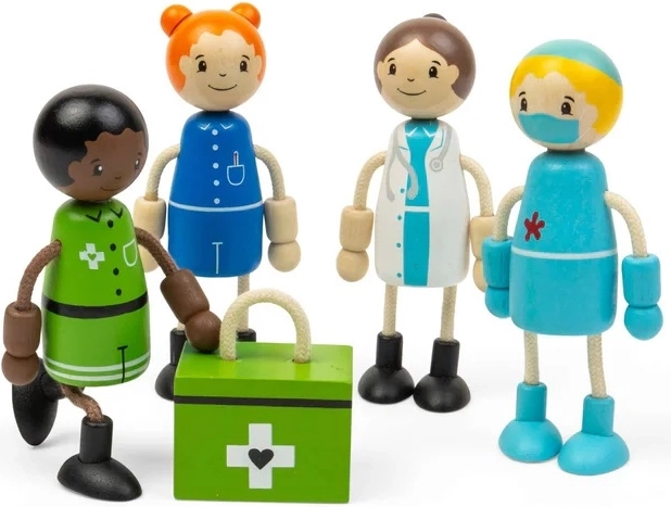 4 operatori sanitari per un gioco di ruolo realistico