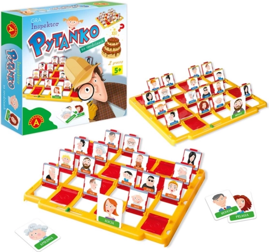 Gioco di famiglia con l’ispettore alla festa di compleanno