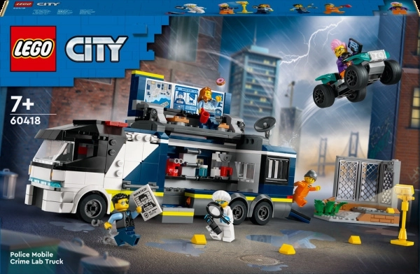 lego city camion da laboratorio della polizia
